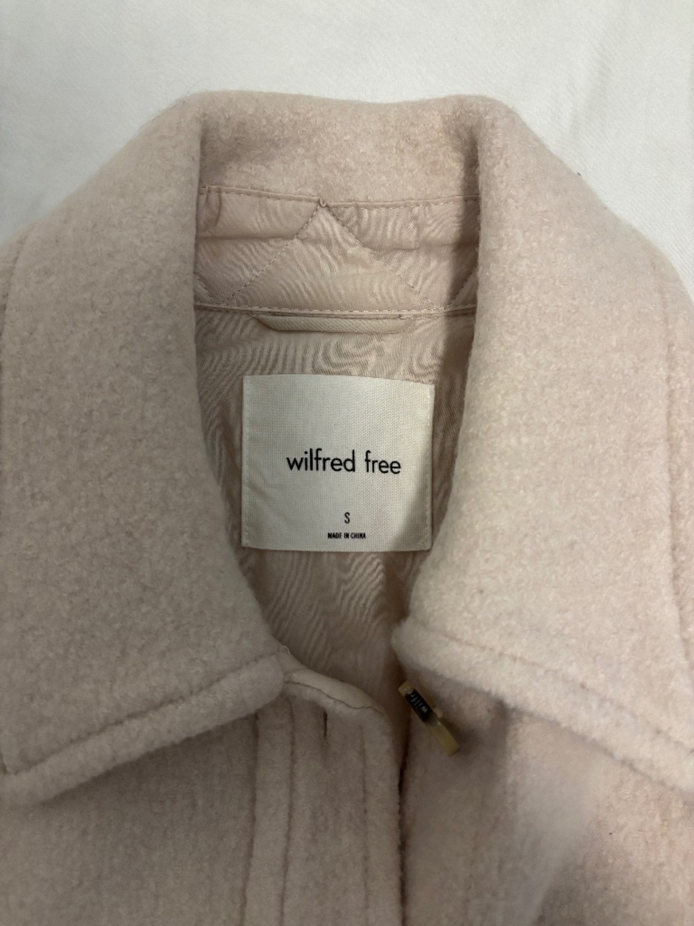 Wilfred Cream Button Up Jacket